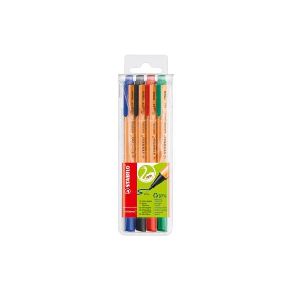 Click for a bigger picture.STABILO GREENpoint CO2 neutral Fibre Tip S