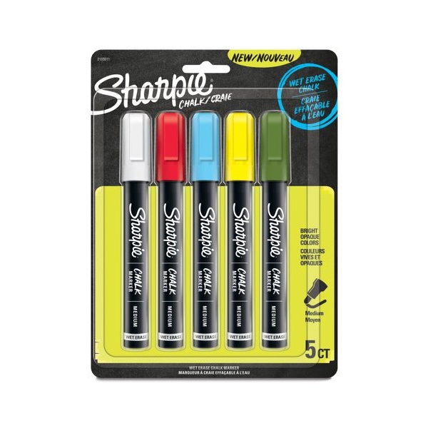 Click for a bigger picture.Sharpie Chalk Markers Wet Erase Chalk Pens