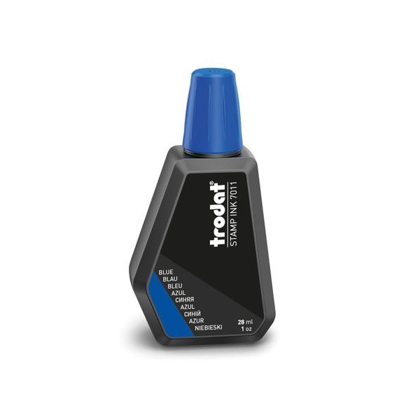 Click for a bigger picture.Trodat Stamp Pad Ink Blue 28ml - 55883