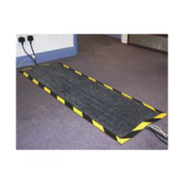 Click for a bigger picture.Doortex Cable Mat 40 x 120cm Straight Anth