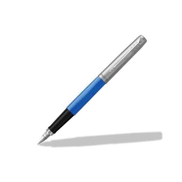Click for a bigger picture.Parker Jotter Fountain Pen Blue/Stainless