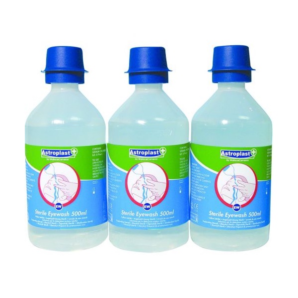 Click for a bigger picture.Astroplast Saline Eye Wash 500ml Bottle (P