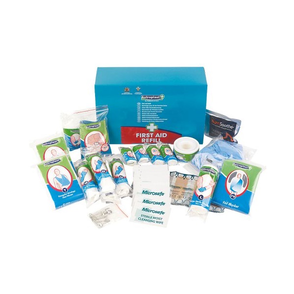 Click for a bigger picture.Astroplast 10 Person First Aid Kit Refill