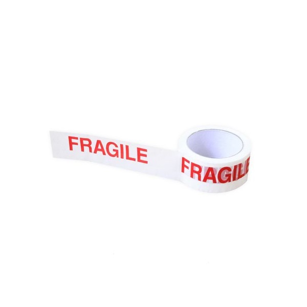 Click for a bigger picture.ValueX Fragile Printed Tape 48mmx66m Red/W
