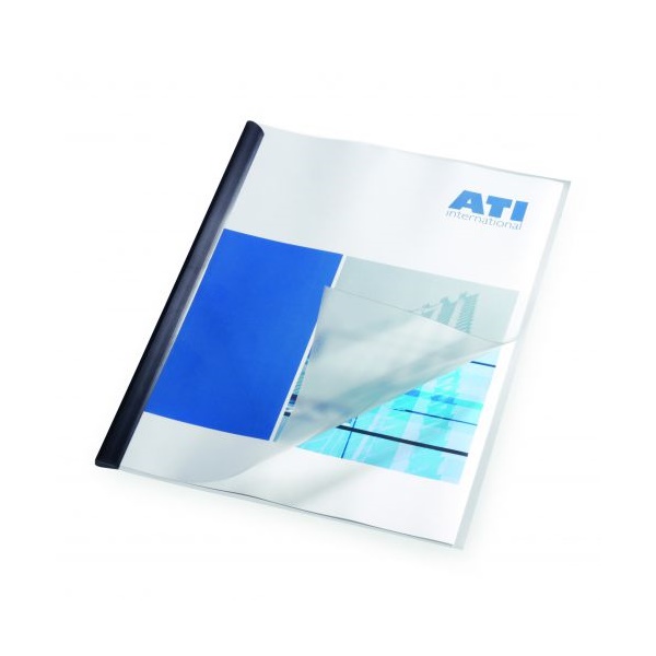Click for a bigger picture.Durable Polypropylene Report Covers - Crys