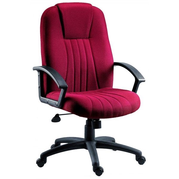 Click for a bigger picture.City Fabric Executive Office Chair Burgund