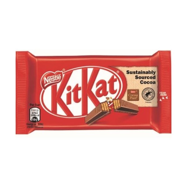 Click for a bigger picture.Kit Kat 4 Finger Milk Chocolate 41.5g (Pac
