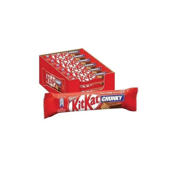Click for a bigger picture.Kit Kat Chunky Milk Chocolate 40g (Pack 24