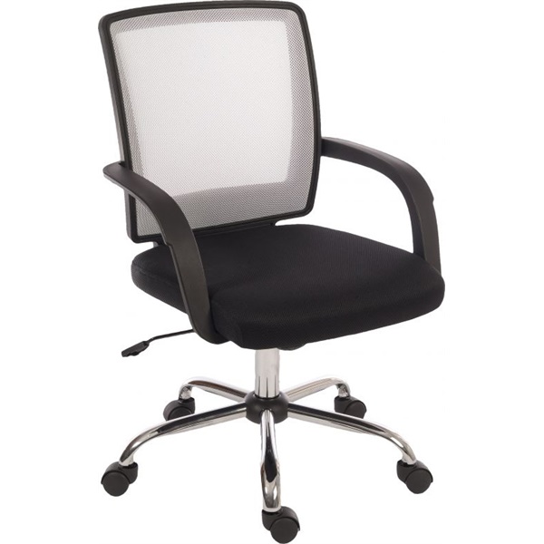 Click for a bigger picture.Star Mesh Back Task Office Chair White/Bla