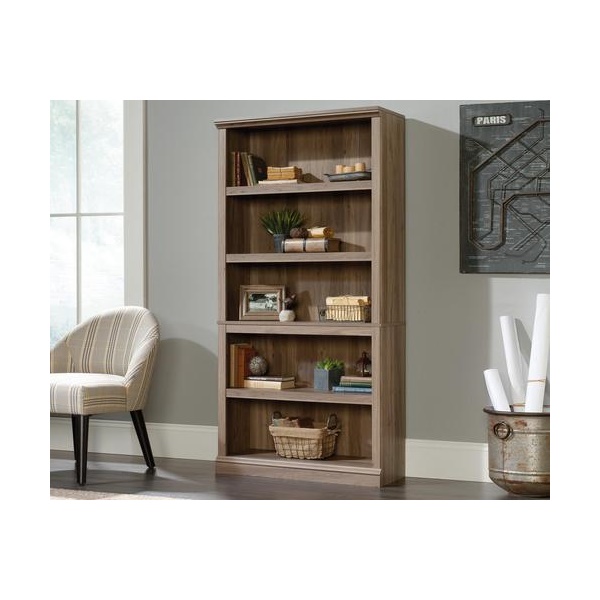 Click for a bigger picture.Barrister Home 5 Shelf Bookcase with 3 Adj