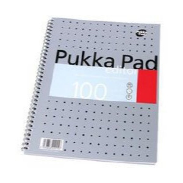 Click for a bigger picture.Pukka Pad Editor A4 Wirebound Card Cover N