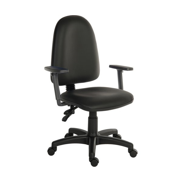Click for a bigger picture.Ergo Twin High Back PU Operator Office Cha