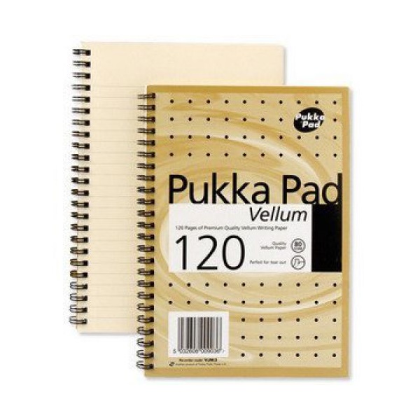 Click for a bigger picture.Pukka Pad Vellum A4 Wirebound Card Cover R