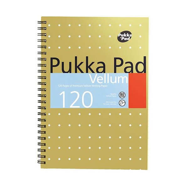 Click for a bigger picture.Pukka Pad Vellum A5 Wirebound Card Cover R