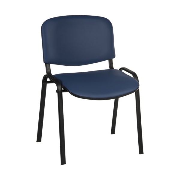 Click for a bigger picture.Conference PU Stackable Chair Blue - 1500P