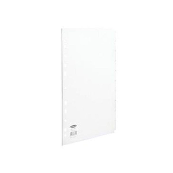 Click for a bigger picture.ValueX Divider A4 10 Part Multipunched Whi