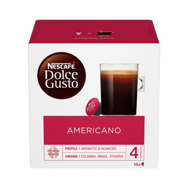 Click for a bigger picture.Nescafe Dolce Gusto  Americano Coffee 16 C