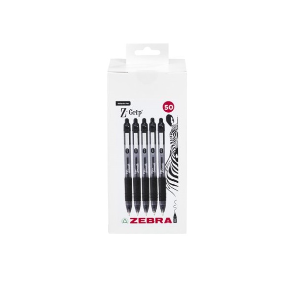 Click for a bigger picture.Zebra Z-Grip Smooth Ballpoint Pen 1.0mm Ti