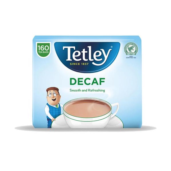 Click for a bigger picture.Tetley Decaffeinated Tea Bags (Pack 160) -