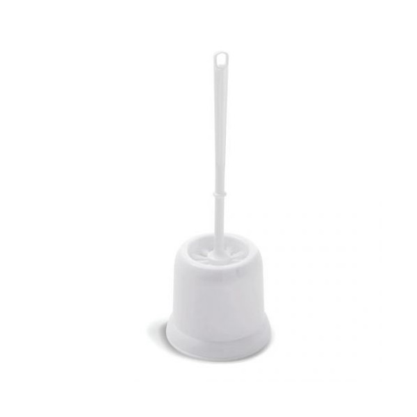 Click for a bigger picture.Addis Open Toilet Brush and Holder White -