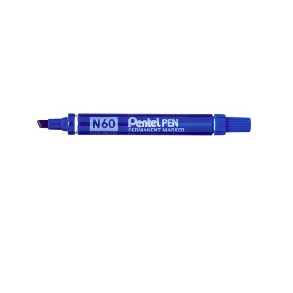 Click for a bigger picture.Pentel N60 Permanent Marker Chisel Tip 3.9