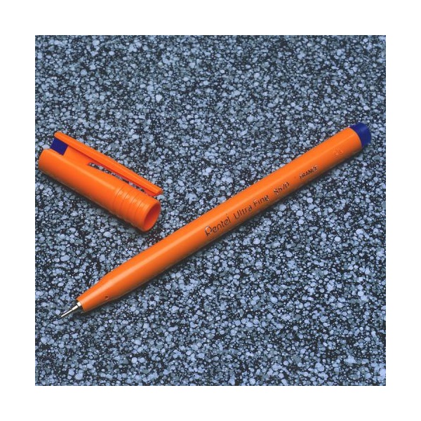Click for a bigger picture.Pentel Ultra Fine Fineliner Pen 0.6mm Tip