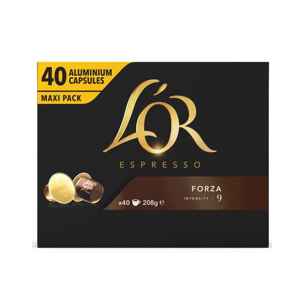 Click for a bigger picture.L OR Forza Coffee Capsule (Pack 40) - 4028