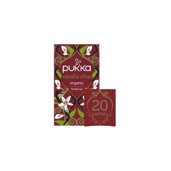 Click for a bigger picture.Pukka Tea Vanilla Chai Tea Envelopes (Pack
