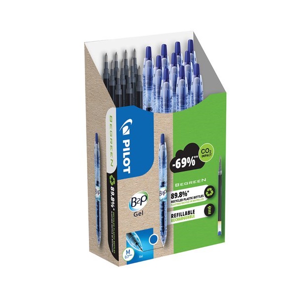 Click for a bigger picture.Pilot Ballpoint Ecoball Medium 1.0mm Blue