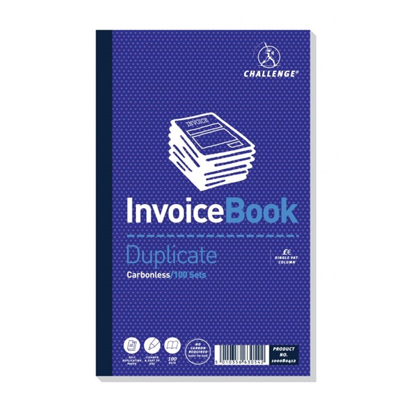 Click for a bigger picture.Challenge Duplicate Invoice Book 210x130mm