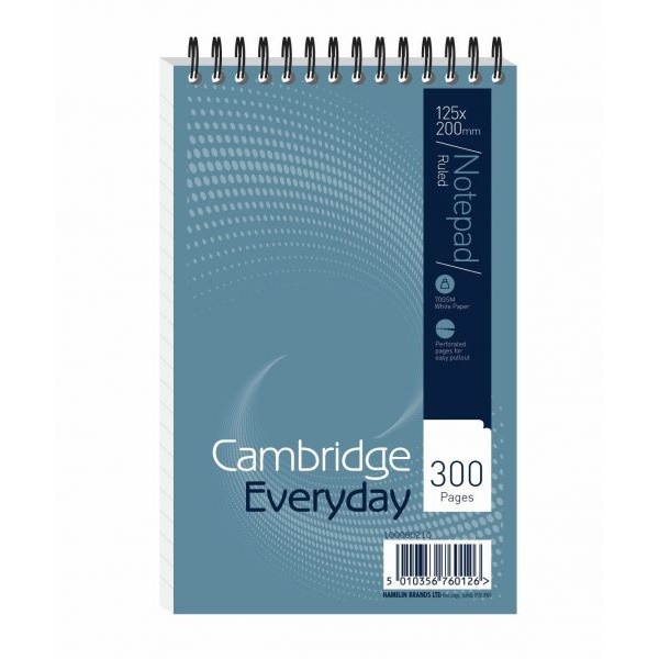 Click for a bigger picture.Cambridge Reporters Notebook Wirebound Hea