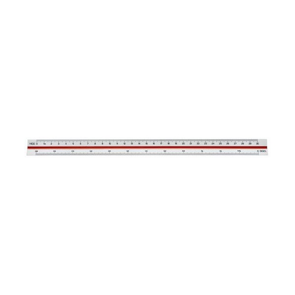 Click for a bigger picture.Linex 31 Triangular Scale 30cm 6 Scales PS