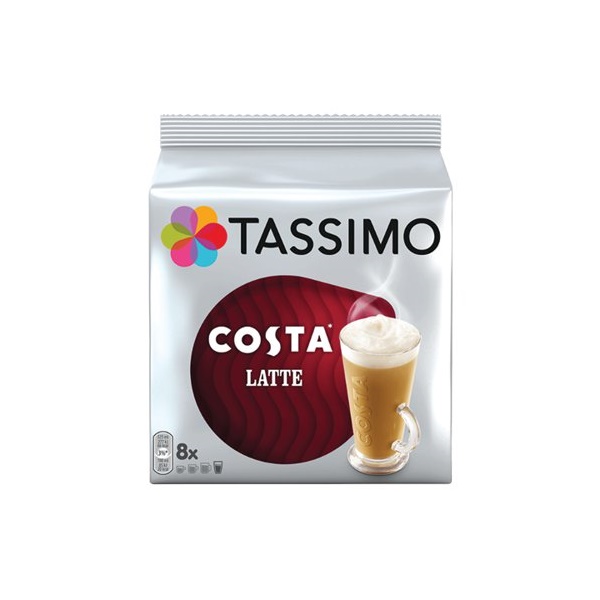 Click for a bigger picture.Tassimo Costa Latte Coffee Capsule (Pack 8