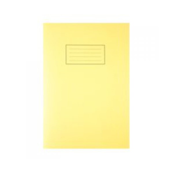 Click for a bigger picture.Silvine A4 Exercise Book Ruled Yellow 80 P