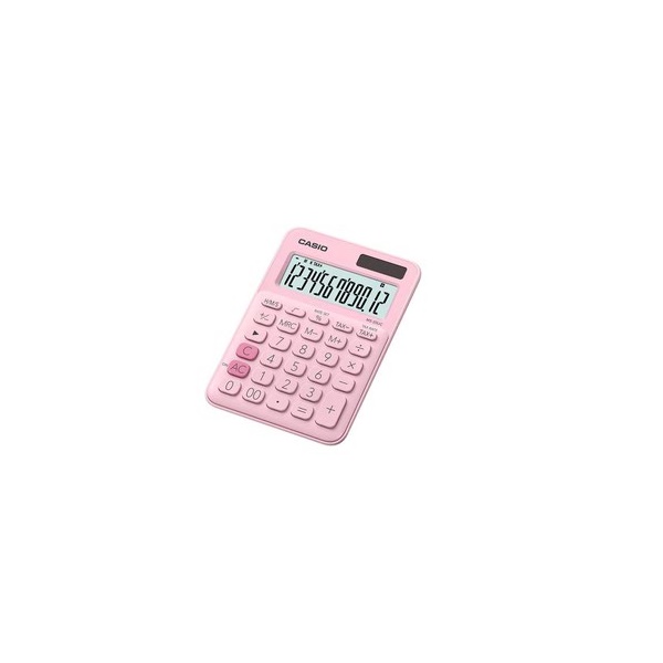 Click for a bigger picture.Casio Pink 12 Digit Calculator MS-20UC-PK-