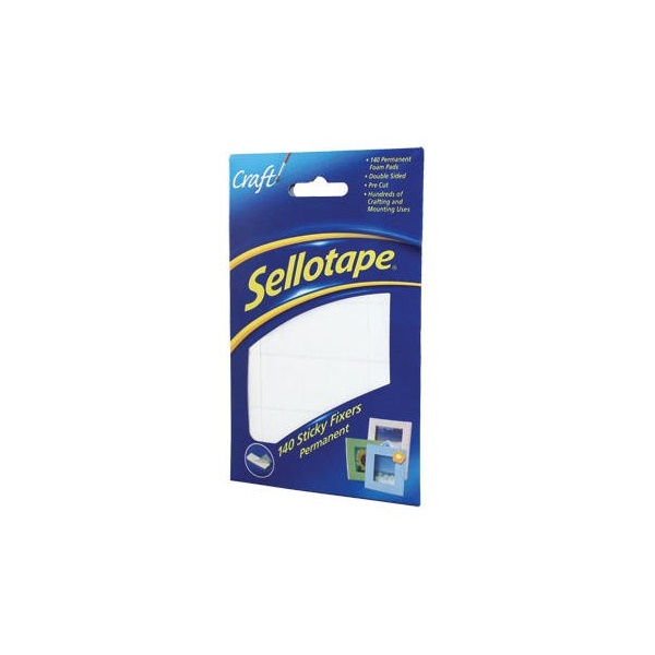 Click for a bigger picture.Sellotape 140 Sticky Fixers Permanent Doub