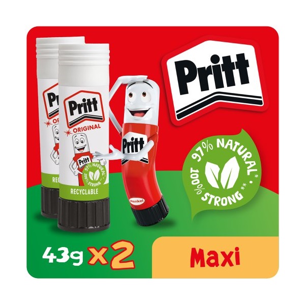 Click for a bigger picture.Pritt Original Glue Stick Sustainable Long