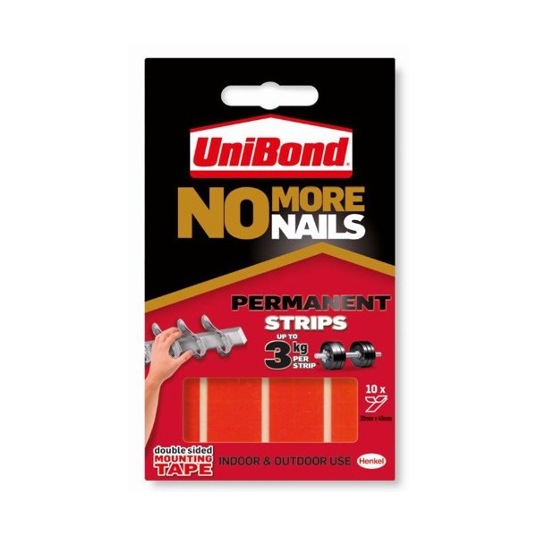 Click for a bigger picture.Unibond No More Nails Ultra Strong Double