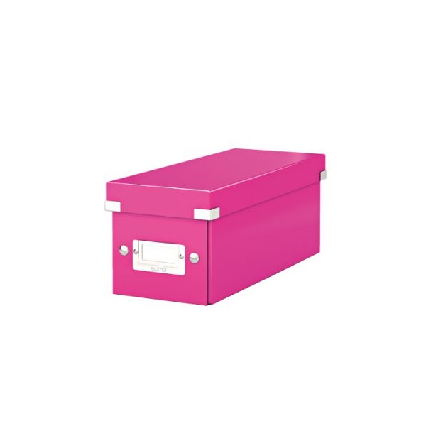 Click for a bigger picture.Leitz Click & Store CD Storage Box Pink 60