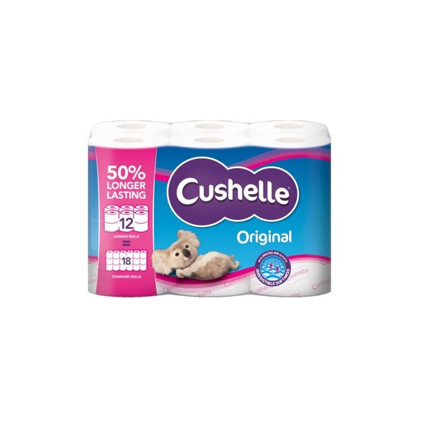Click for a bigger picture.Cushelle Original Toilet Tissue Extra Long