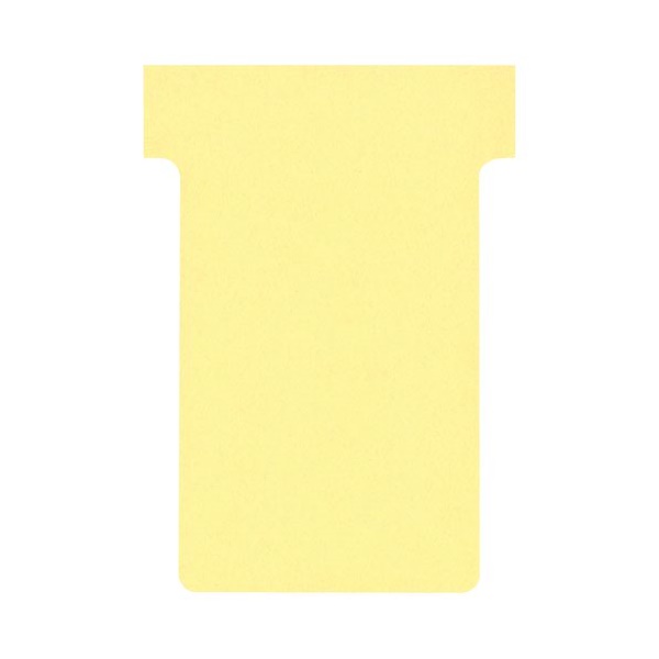 Click for a bigger picture.Nobo T-Cards A50 Size 2 Yellow (Pack 100)