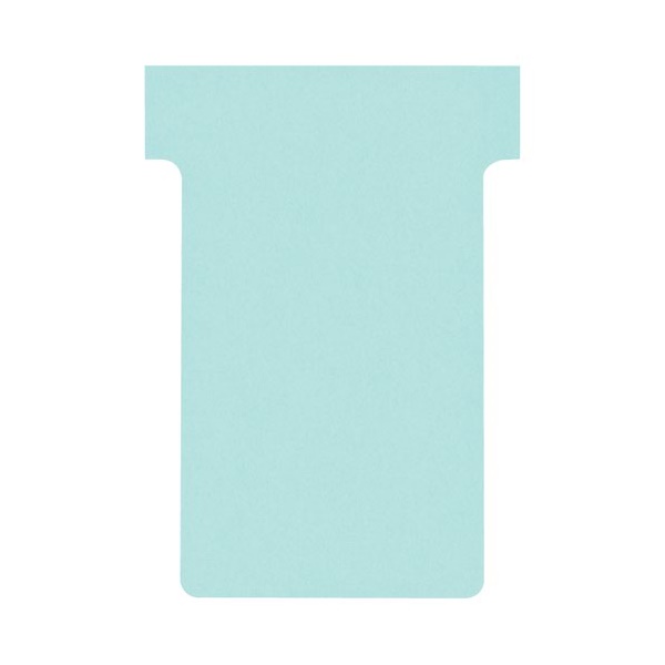 Click for a bigger picture.Nobo T-Cards A50 Size 2 Light Blue (Pack 1