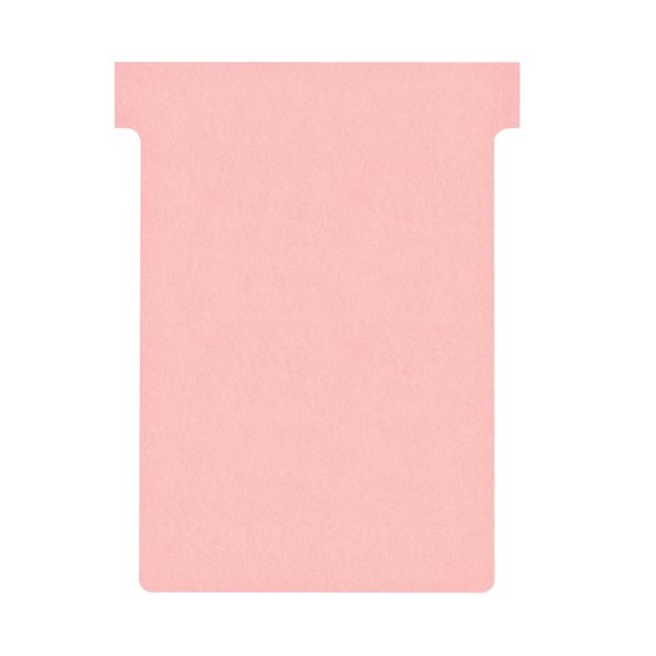 Click for a bigger picture.Nobo T-Cards A80 Size 3 Pink (Pack 100) 20