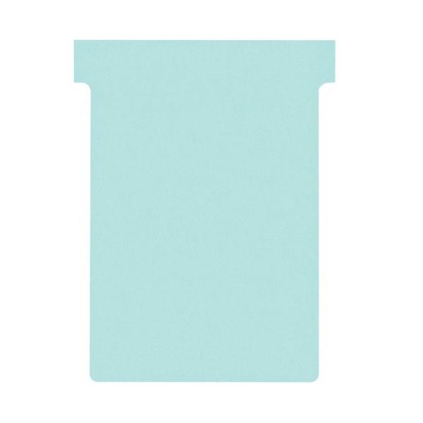 Click for a bigger picture.Nobo T-Cards A80 Size 3 Light Blue (Pack 1