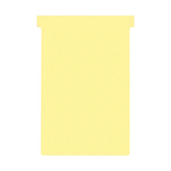 Click for a bigger picture.Nobo T-Cards A110 Size 4 Yellow (Pack 100)