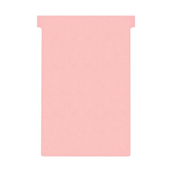 Click for a bigger picture.Nobo T-Cards A110 Size 4 Pink (Pack 100) 2