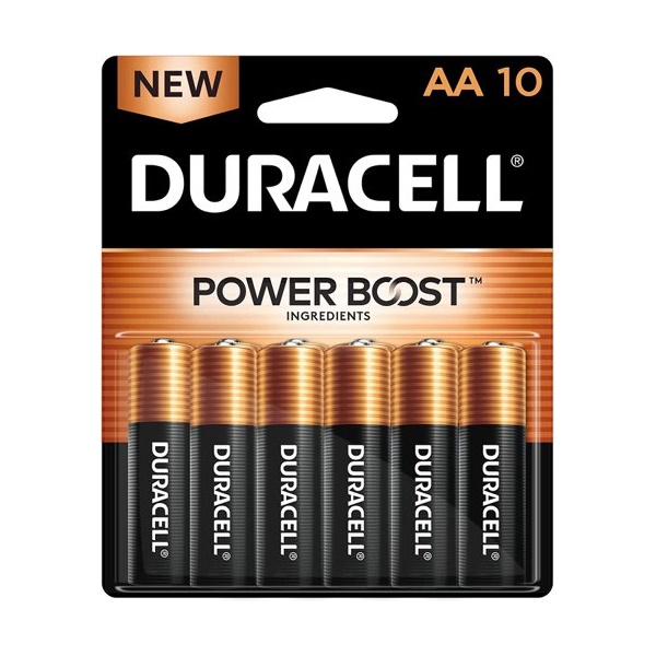 Click for a bigger picture.Duracell Plus AA Alkaline Battery (Pack 10