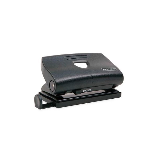 Click for a bigger picture.Rapesco 810-P 2-Hole Punch 12 Sheets - Bla