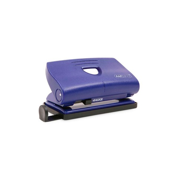 Click for a bigger picture.Rapesco 810-P 2-Hole Punch 12 Sheets - Blu
