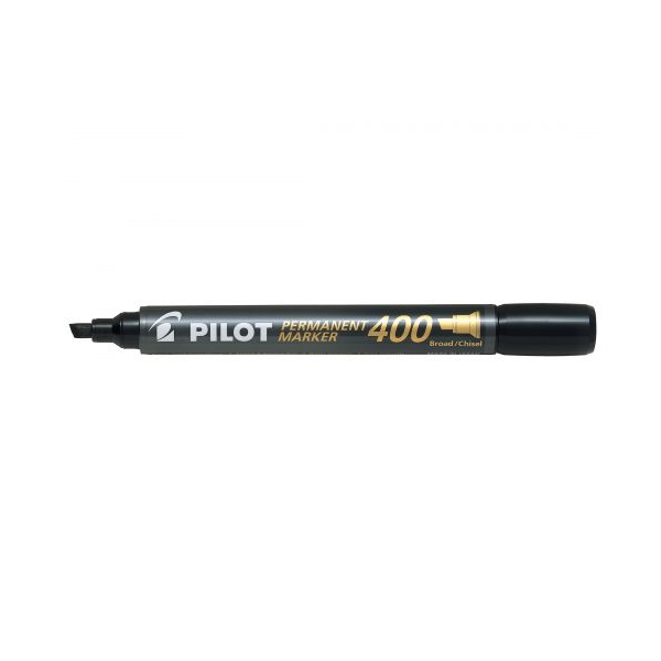 Click for a bigger picture.Pilot 400 Permanent Marker Chisel Tip 4mm